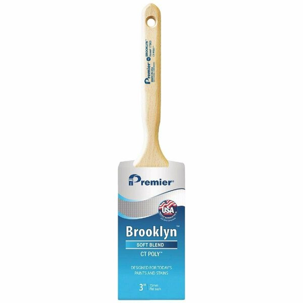 Cool Kitchen 3 in. Brooklyn Flat Sash CT Poly Brush CO3849990
